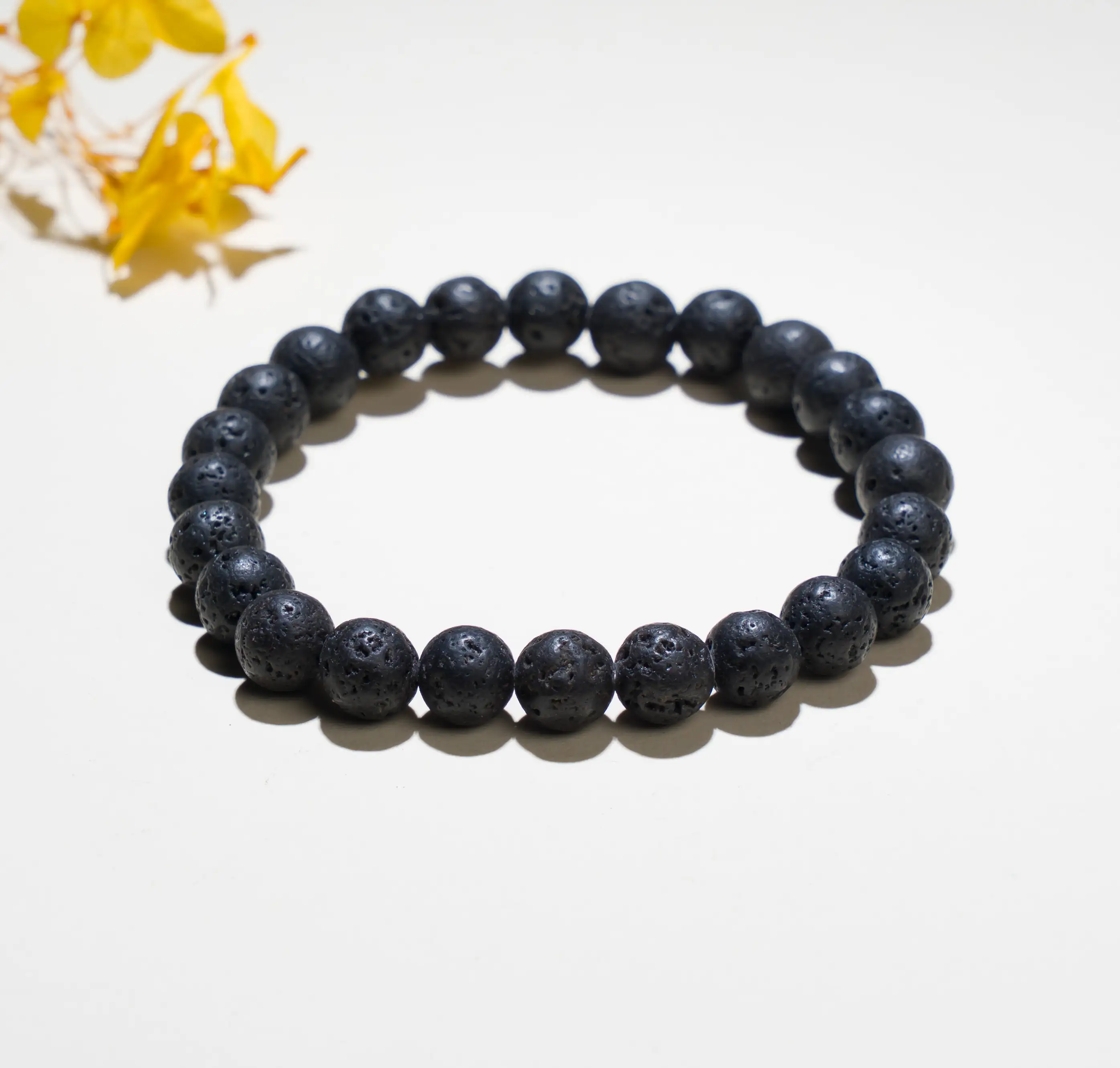 8mm Lava crystal stone Bracelet - image 1