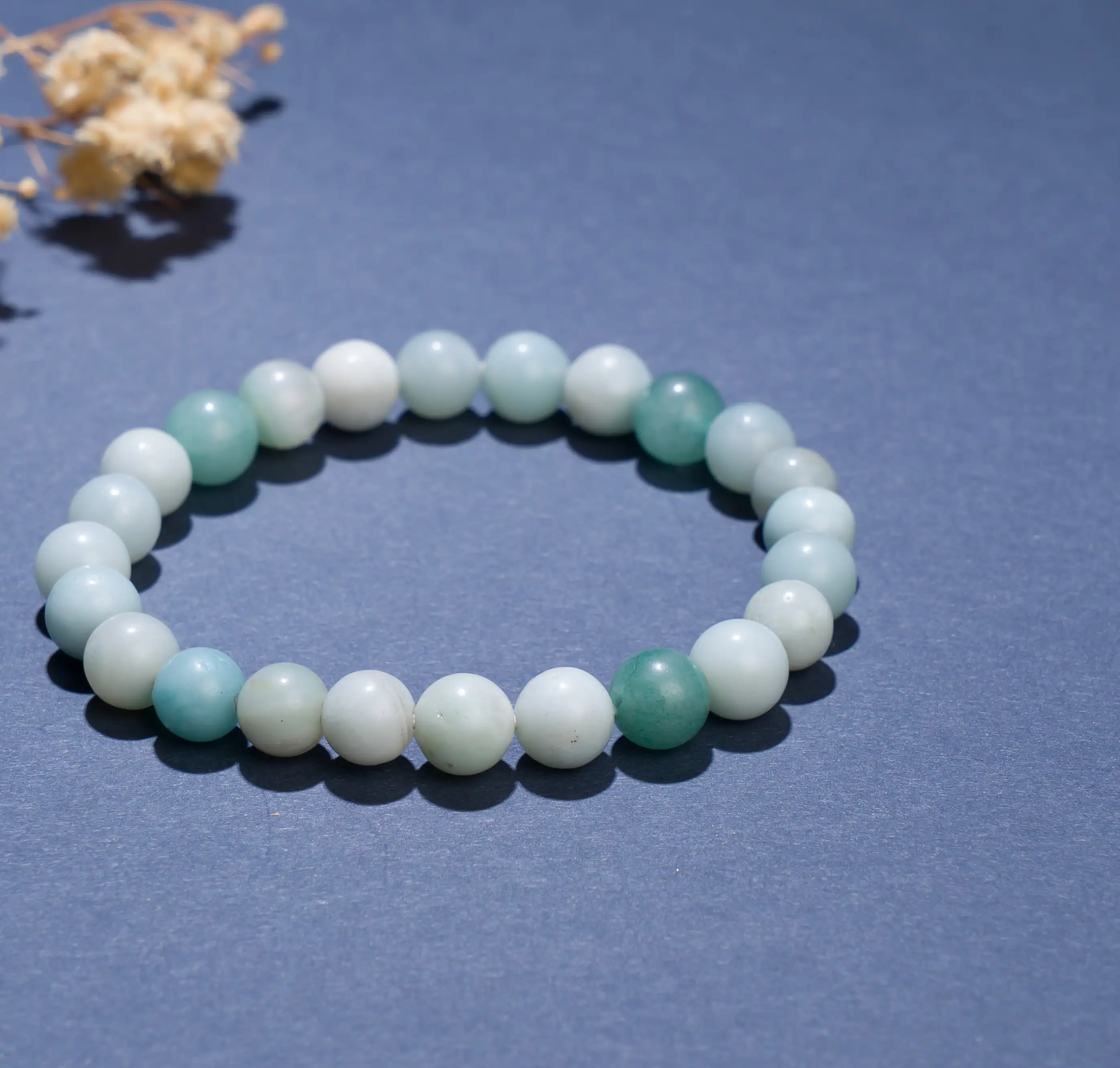 8mm Amazonite Crystal Stone bracelet - image 1