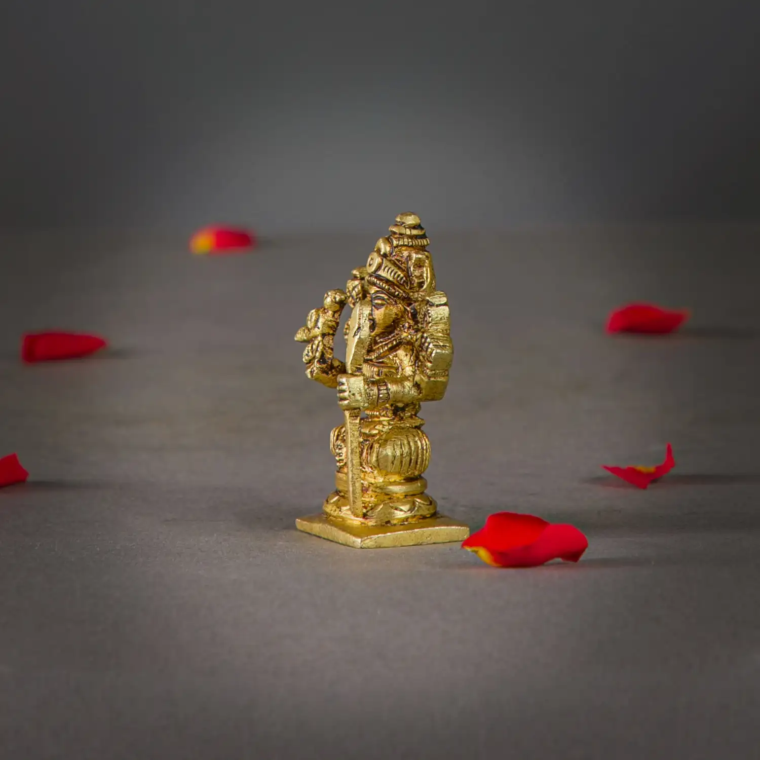 2 inches Brass Kamakshi amman idol - image 2