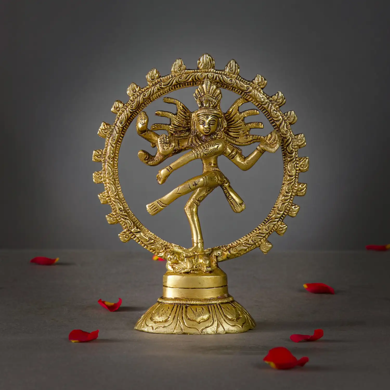 5 inches Brass Lord Natrajar Idol - image 1