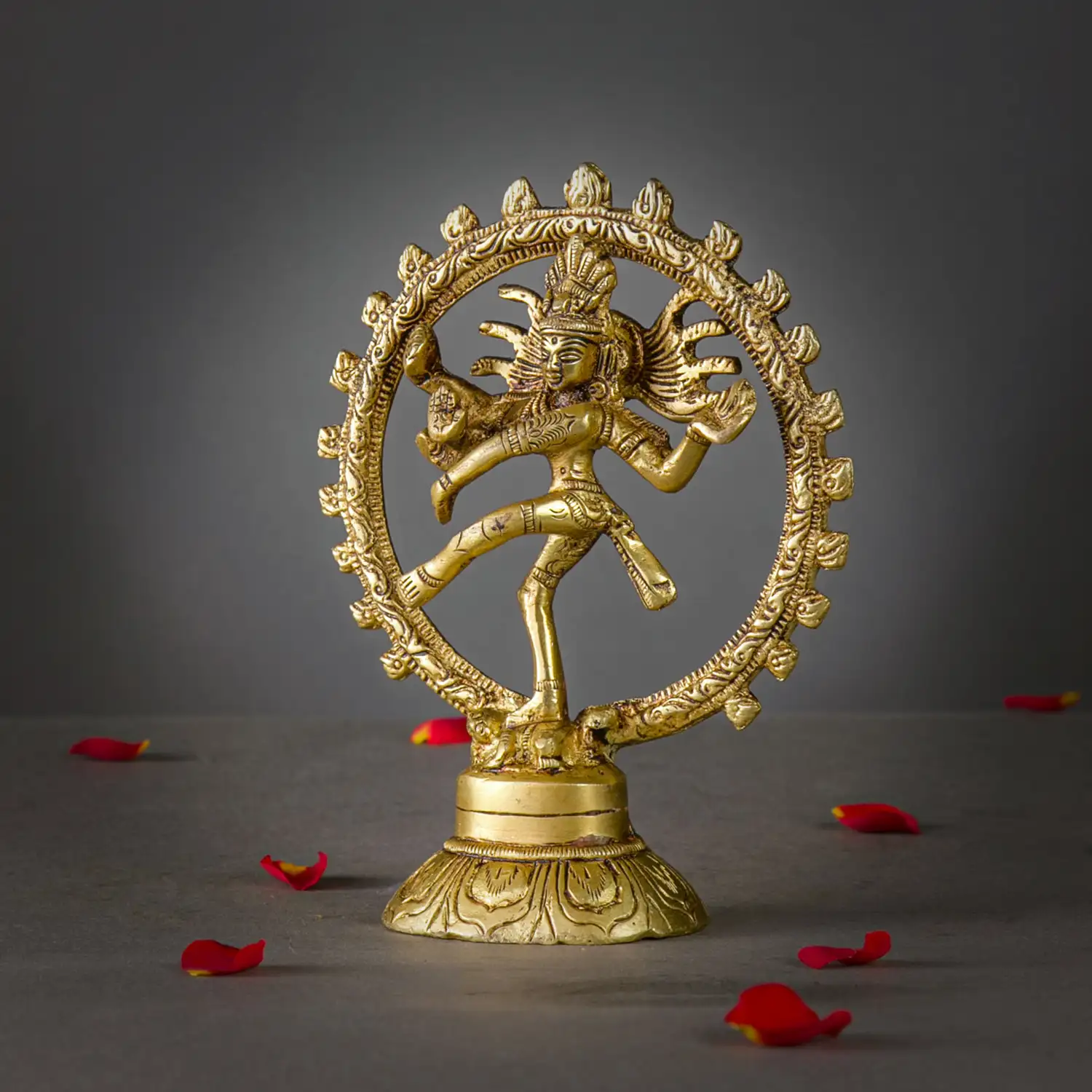5 inches Brass Lord Natrajar Idol - image 2