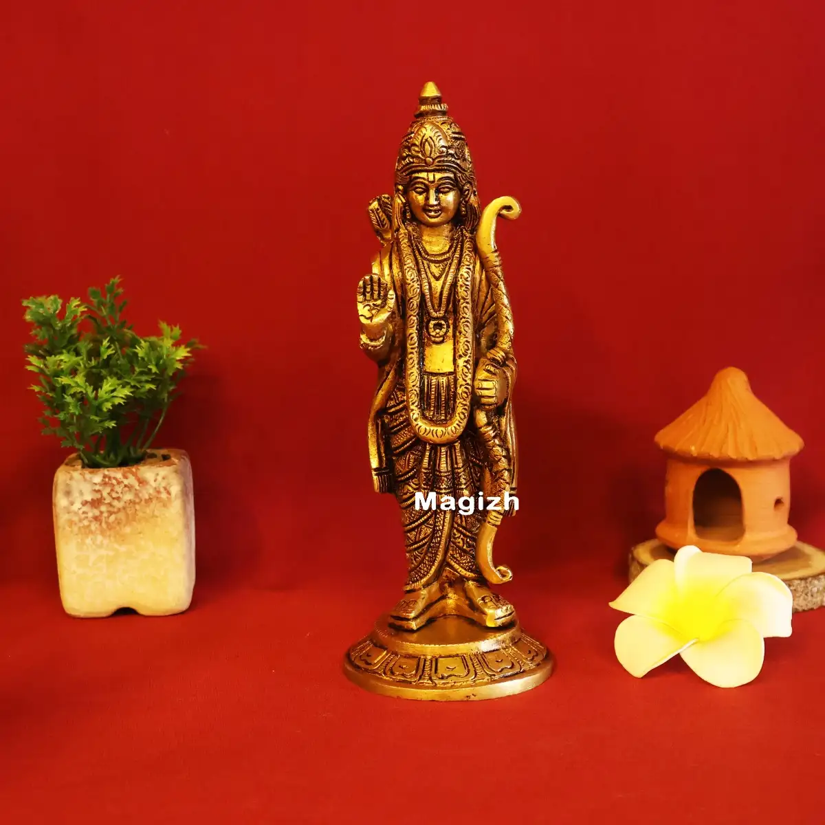 Brass Ram idol 8 inches - image 1