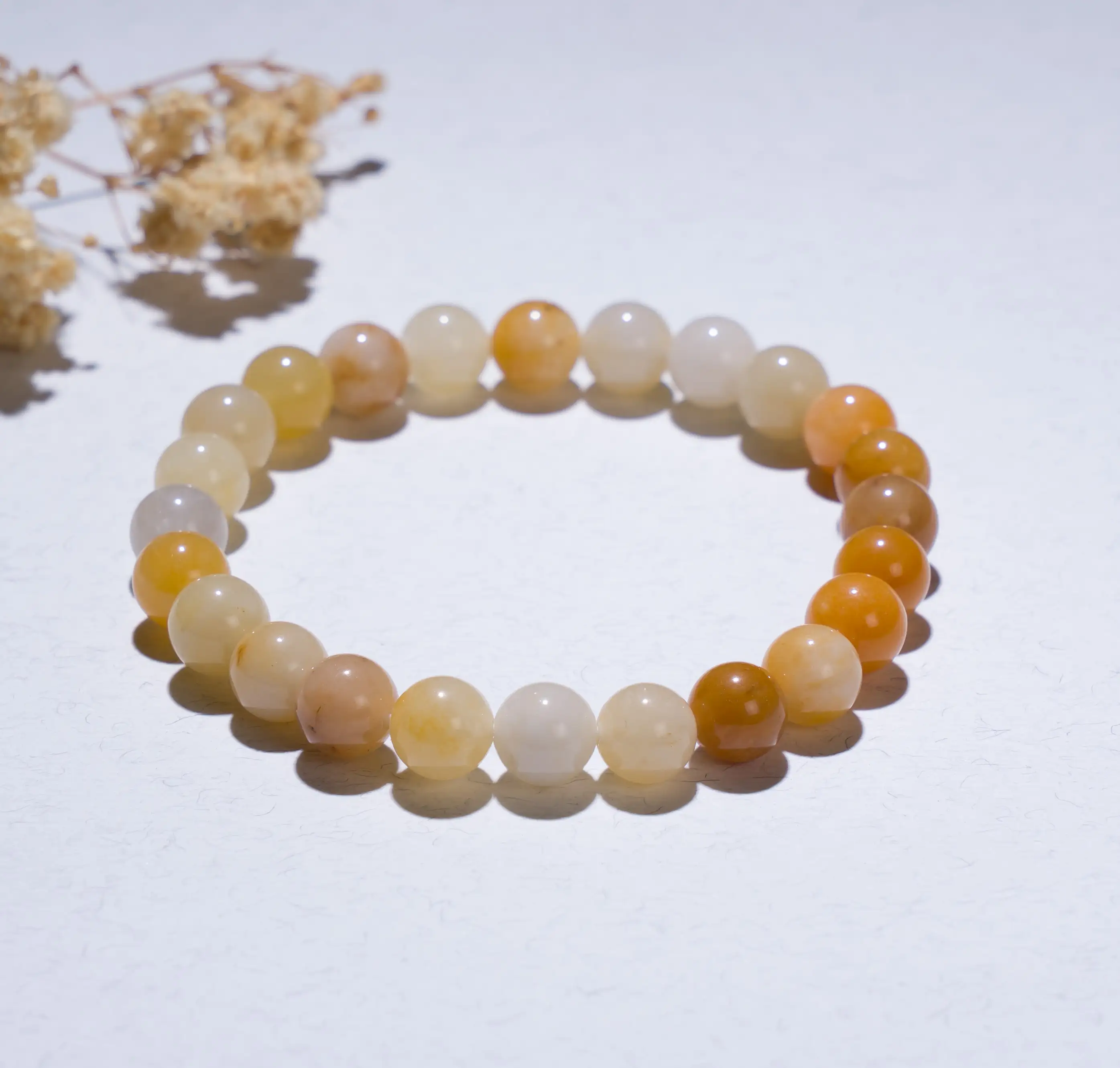 8mm Yellow Aventurine crystal bracelet - image 1