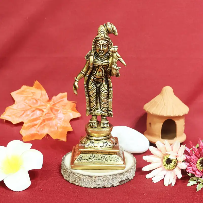6 inches Brass Andal Idol SC - image 1