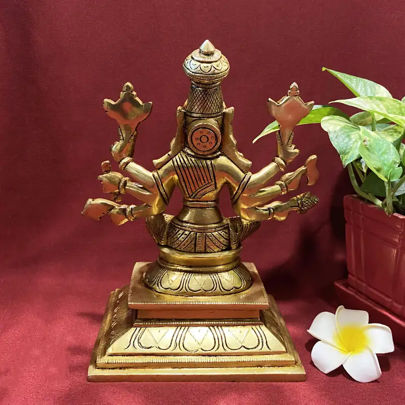 9 inches Brass Varahi amman - image 2
