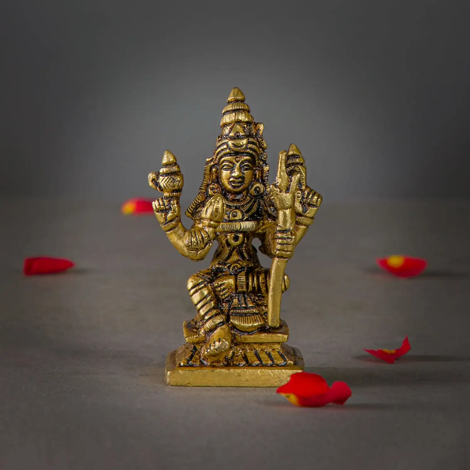 3 inches Brass Lalitha amman idol - image 1