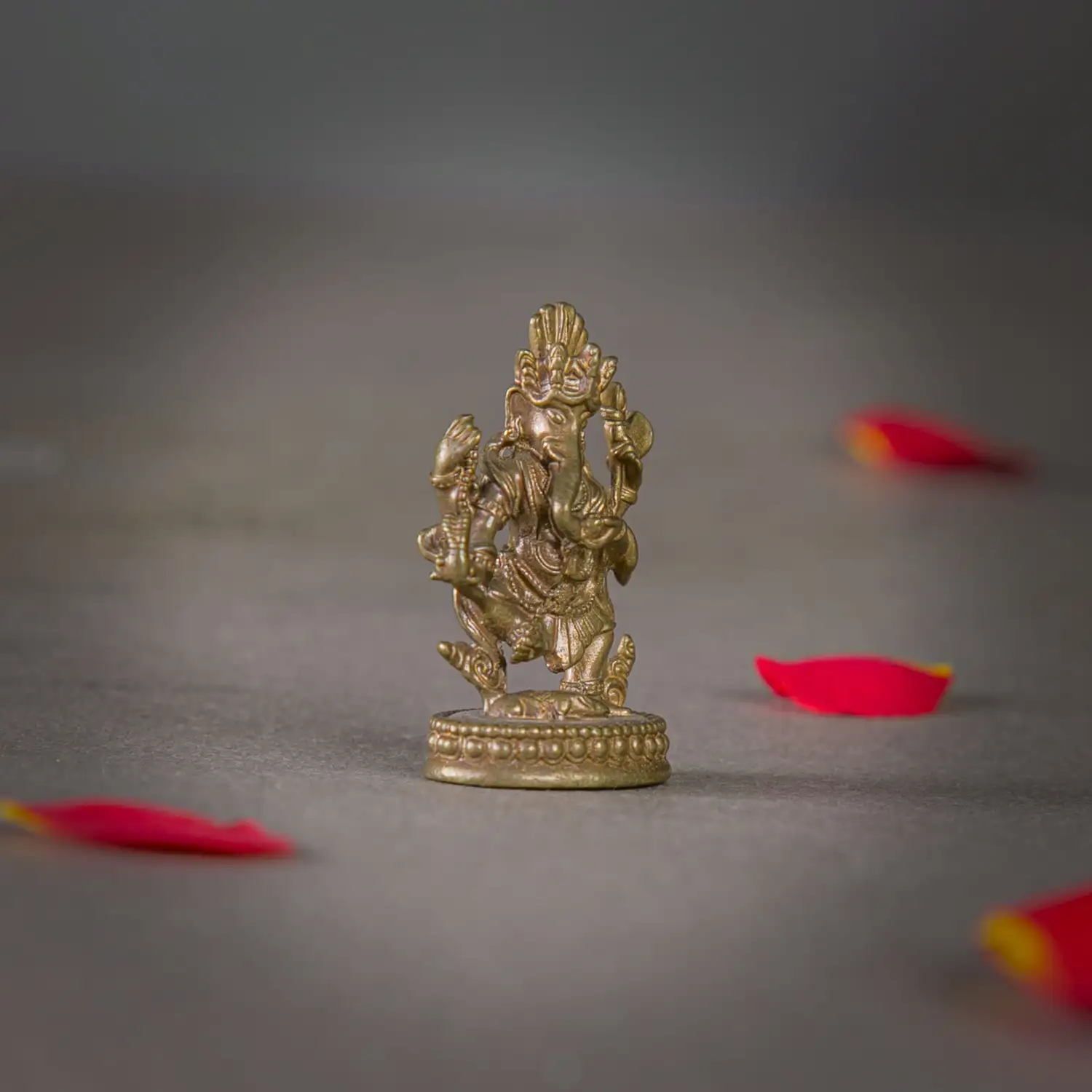 1 inch mini Stylish Dancing Ganesha Idol - image 2