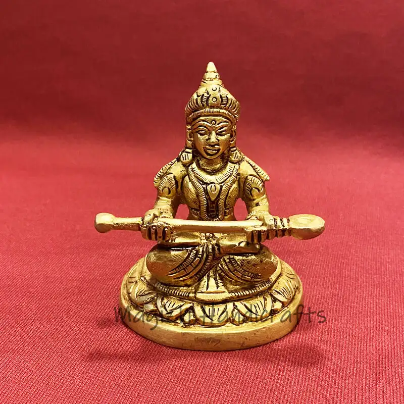 Brass Annapoorni amman Spoon 3.5 inches - image 1