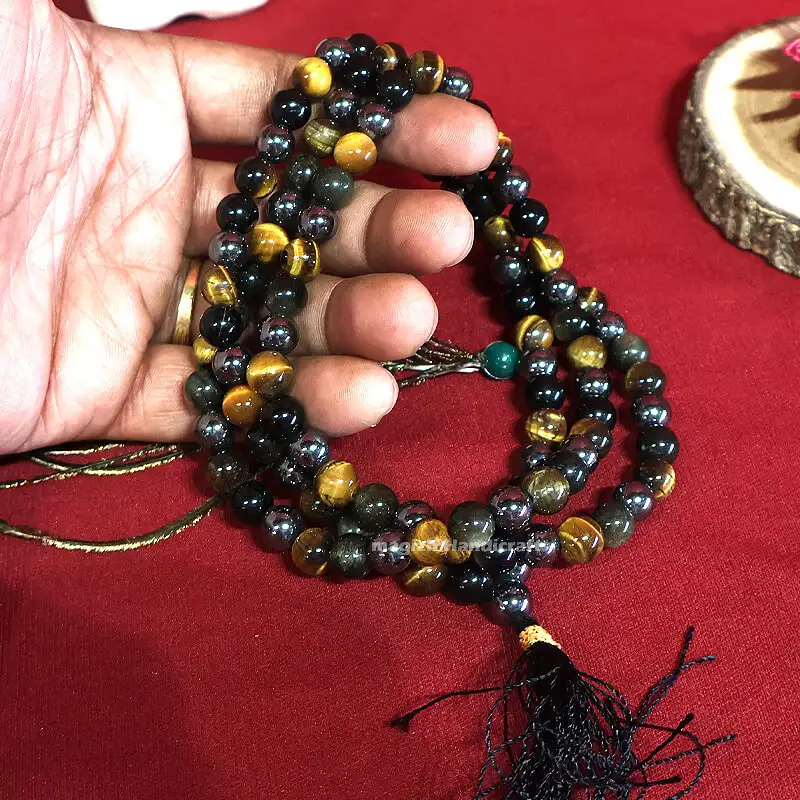 Tiger Eye Crystal Mala (108 Beads ) - image 2