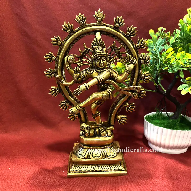 10 inches oval Natarajar idol - SC - image 1