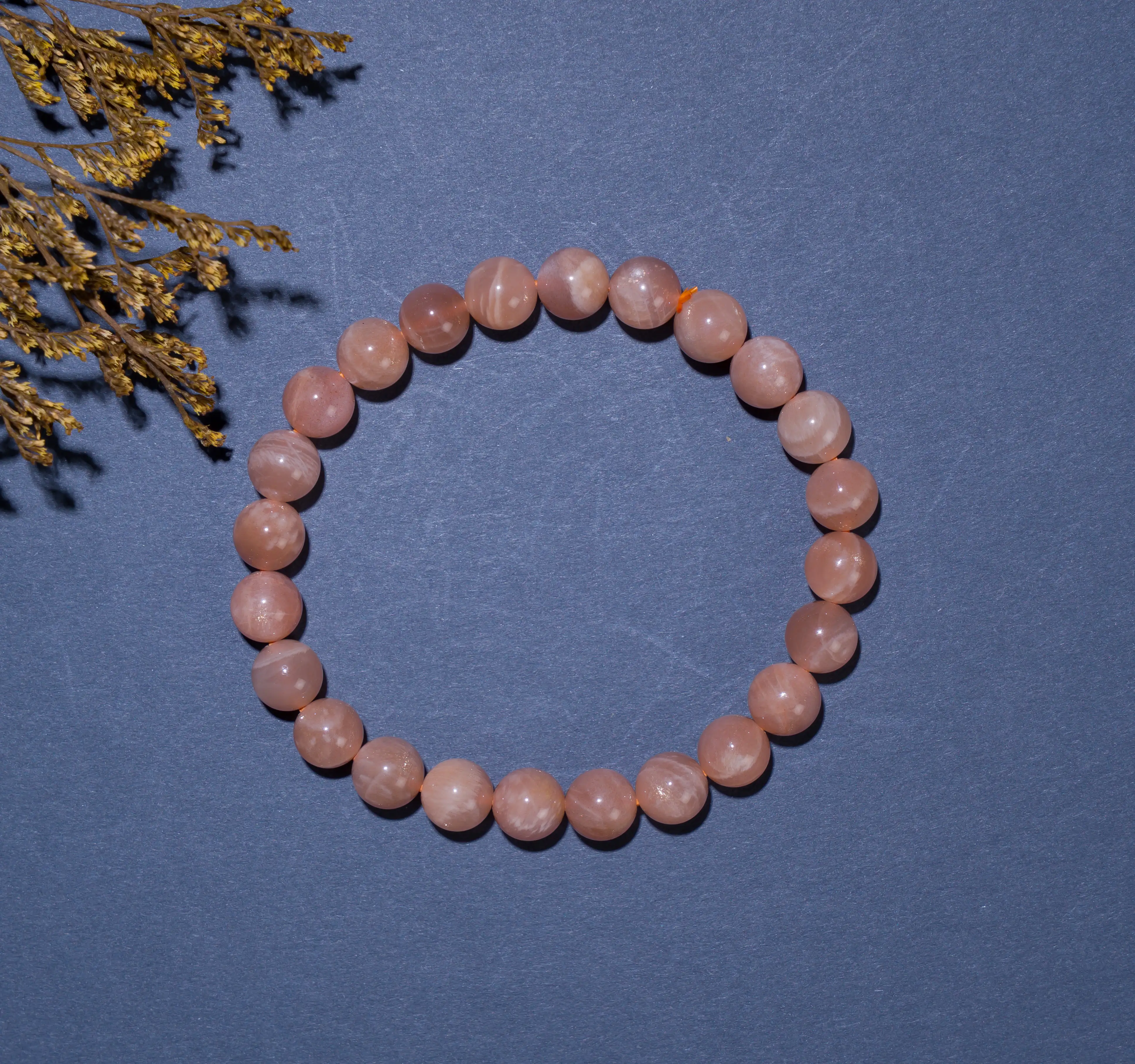 8mm Sunstone Crystal Bracelet - image 2