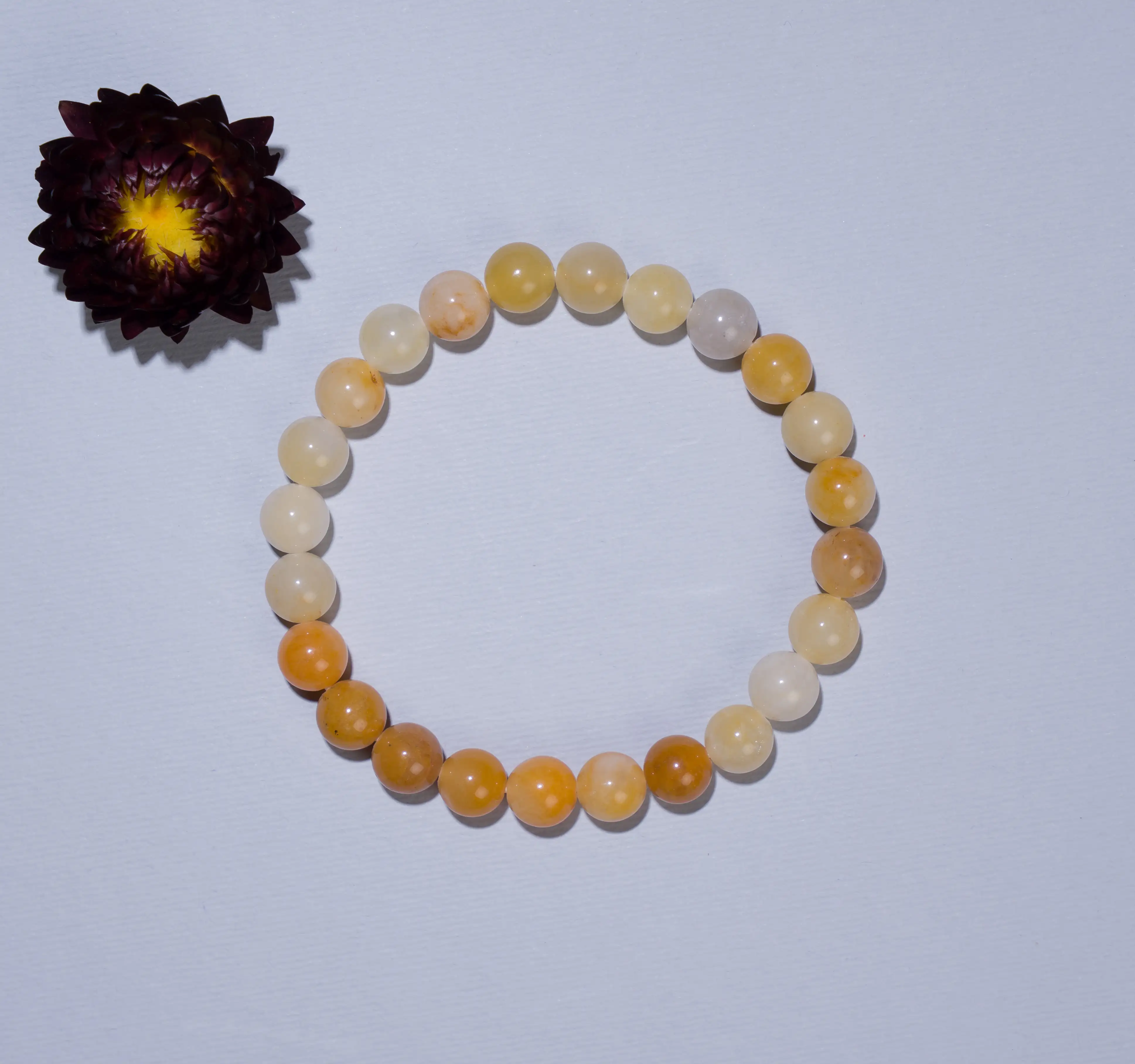 8mm Yellow Aventurine crystal bracelet - image 2