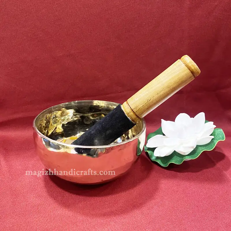 Hand made Bronze singing bowl 5 inches - image 1