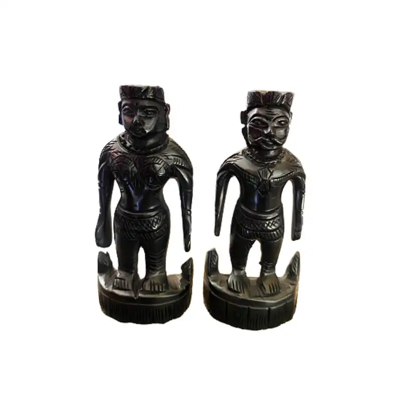 அசல் கருங்காலி மர மரப்பாச்சி பொம்மை (4 அங்குலம்) - image 1