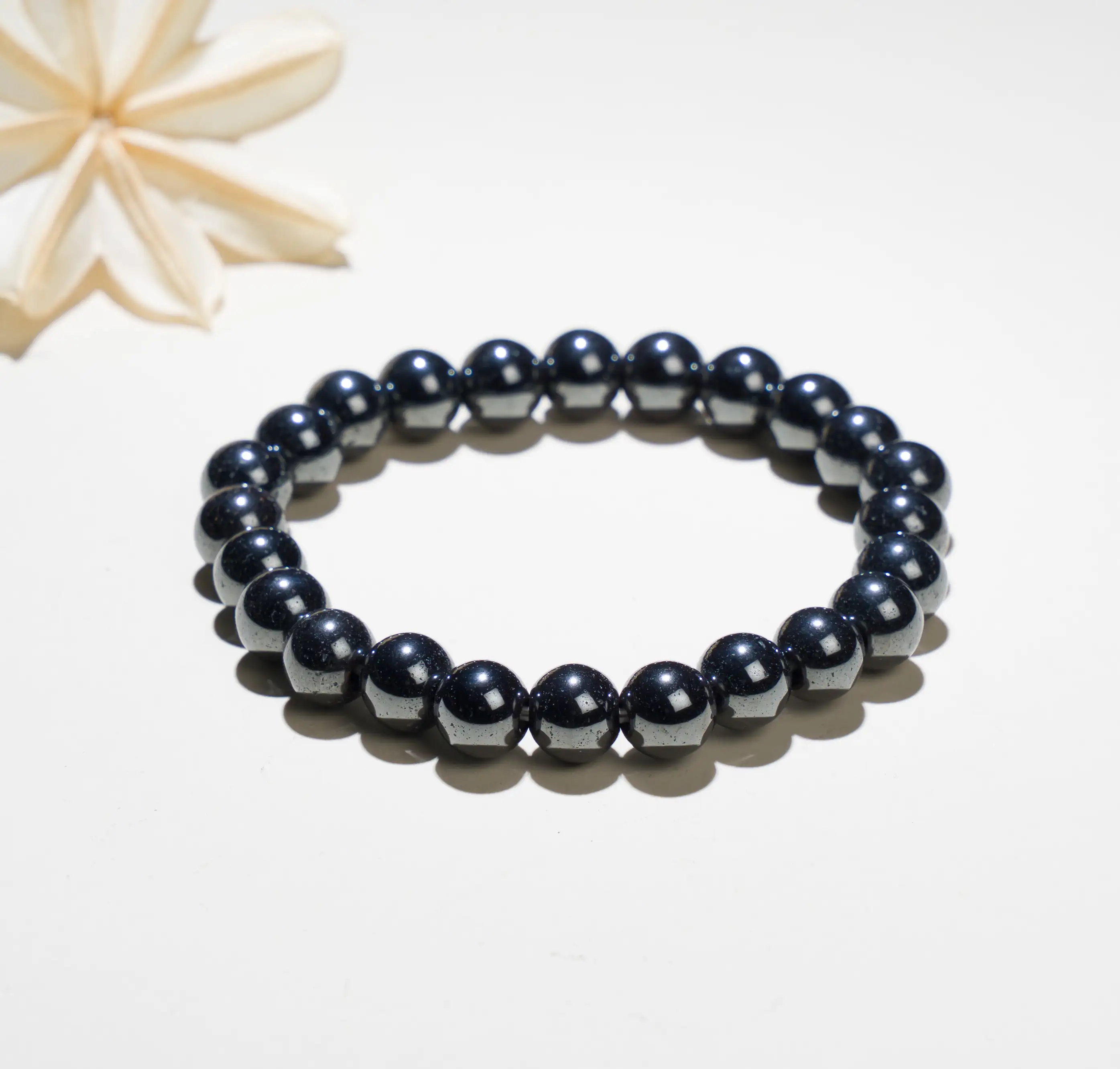 Hematite Crystal Bracelet (8 mm) - image 1