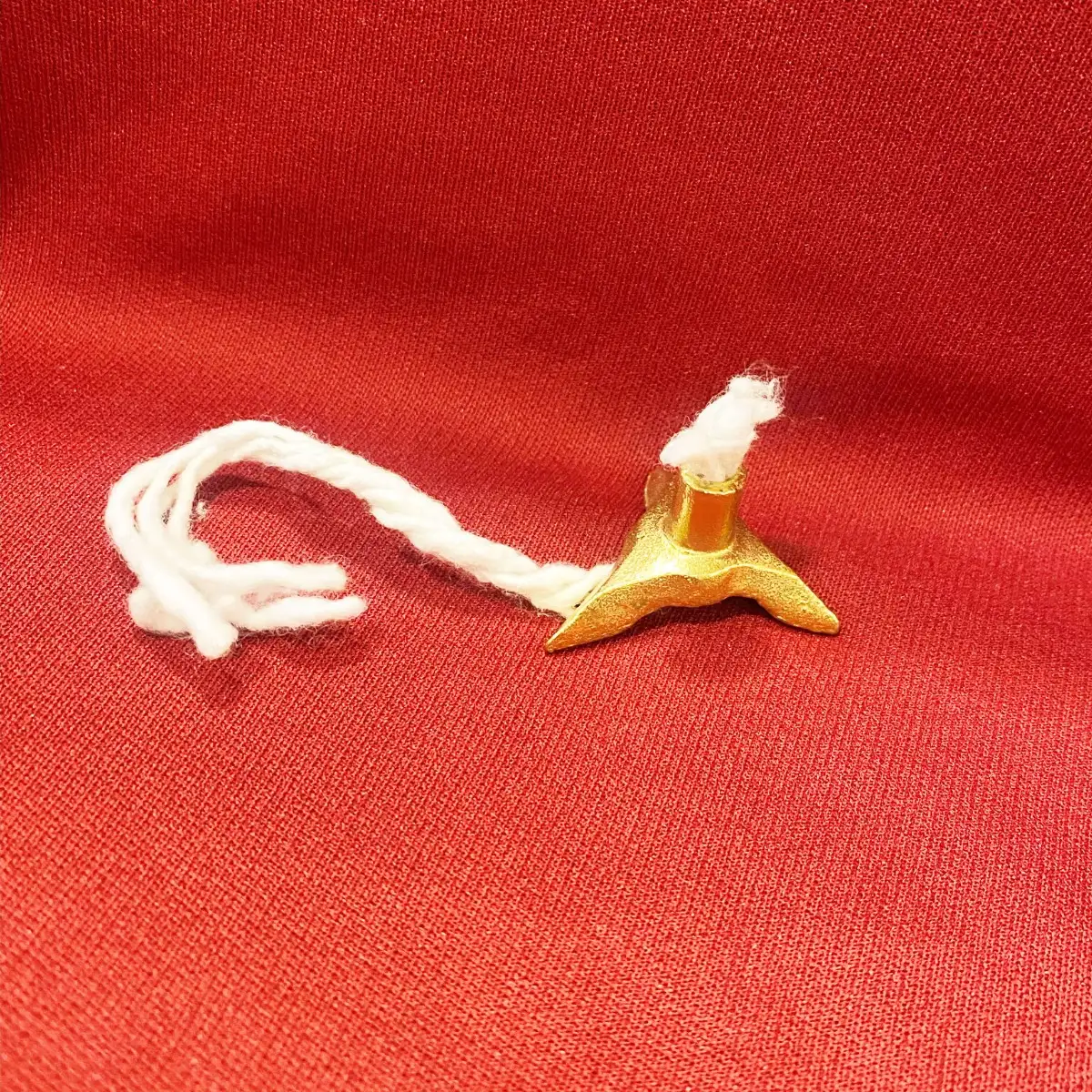 Brass Vilakku Thiri Holder - image 1