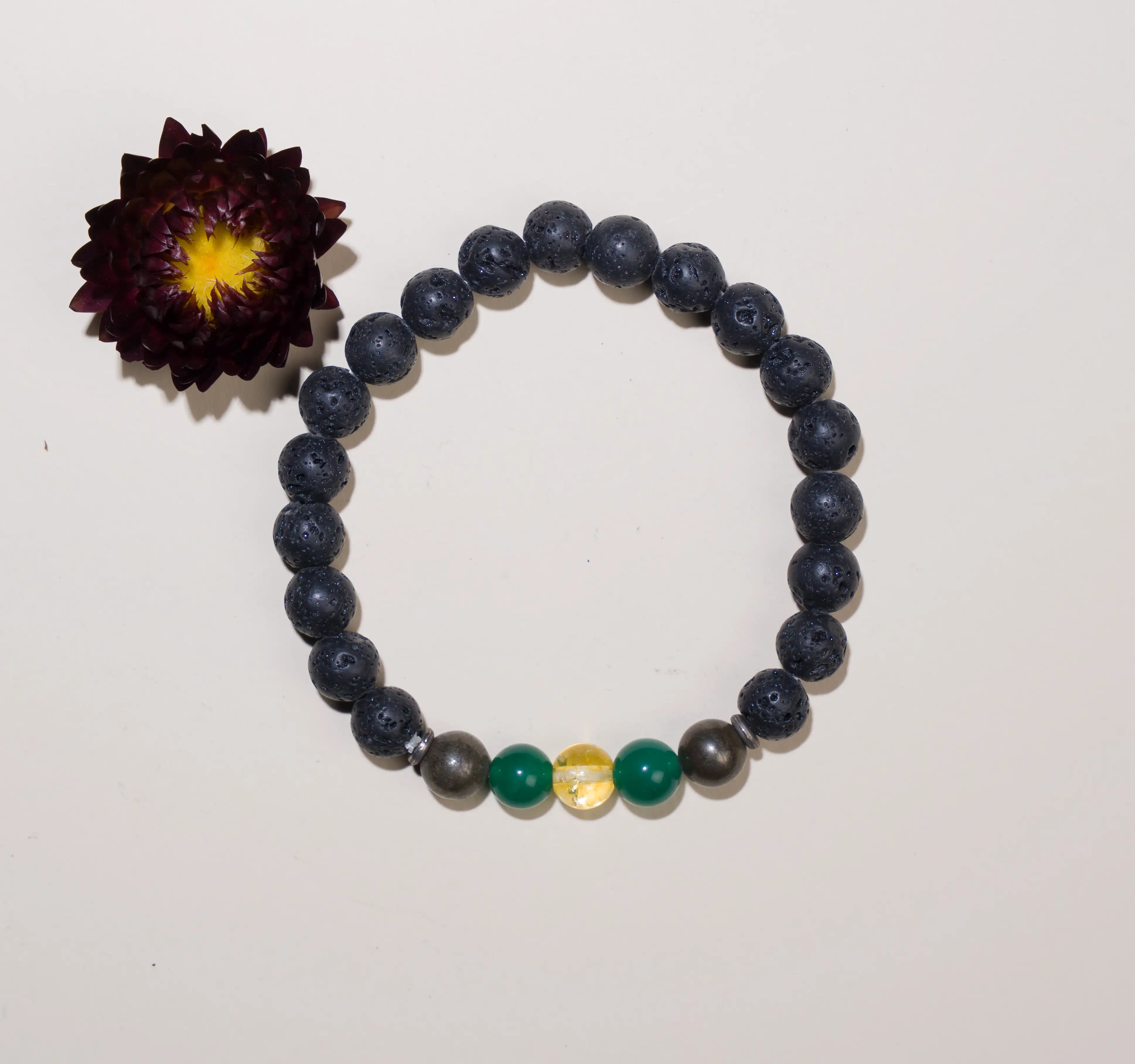 8mm Money Magnet Lava Crystal Bracelet - image 2