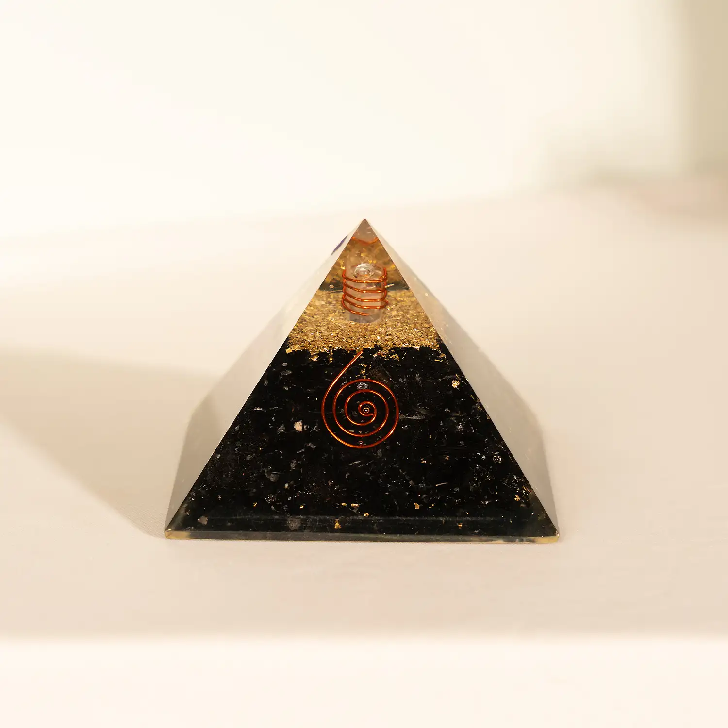 Black Tourmaline Crystal stone Pyramid - image 2
