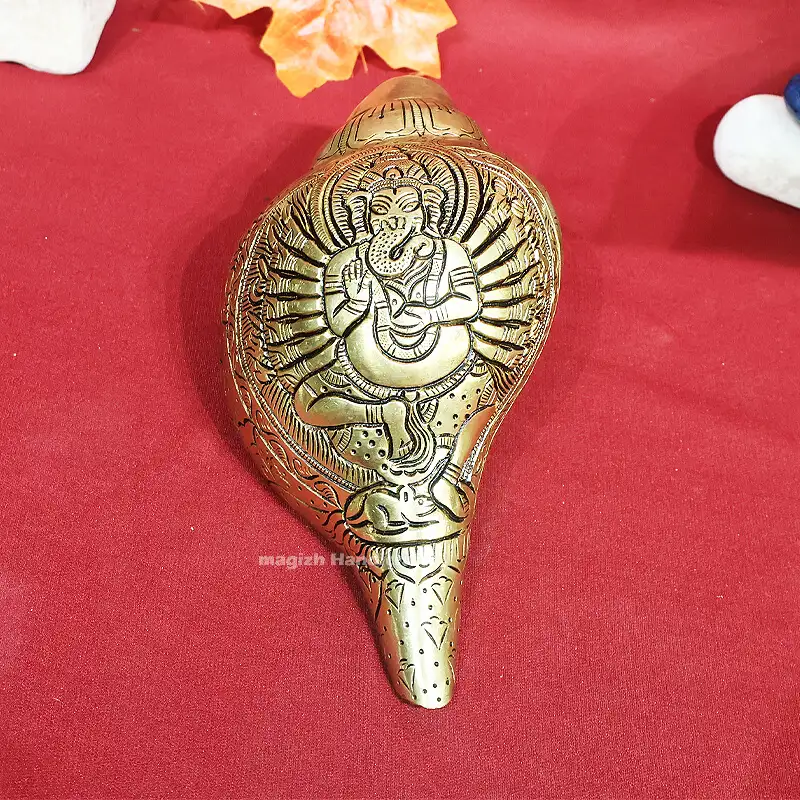 7.5 inches Ganesh Brass Shangu Real Sound SC - image 2