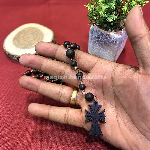 Original Copper Karungali Rosary mala 8mm - image 1