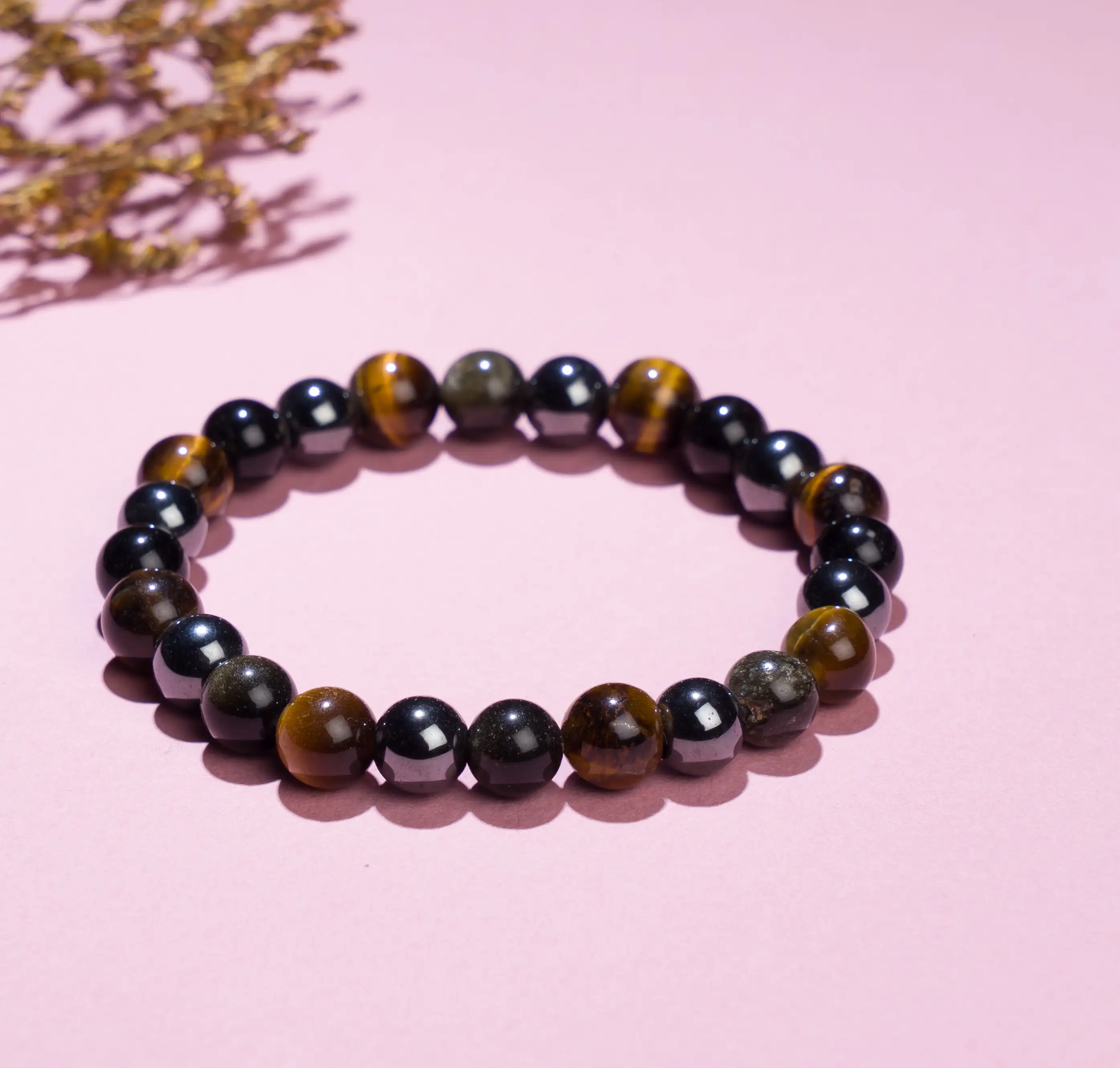 8mm Triple Protection Crystal stone Bracelet - image 1