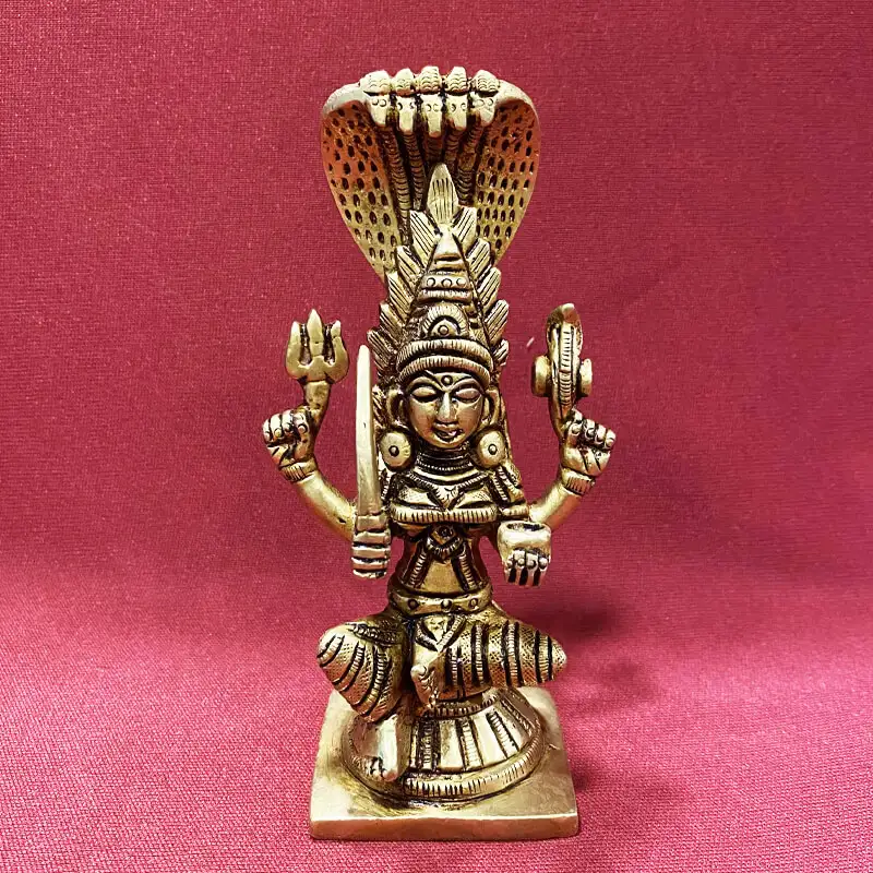 5.5 Inches Brass Karumari amman - image 1