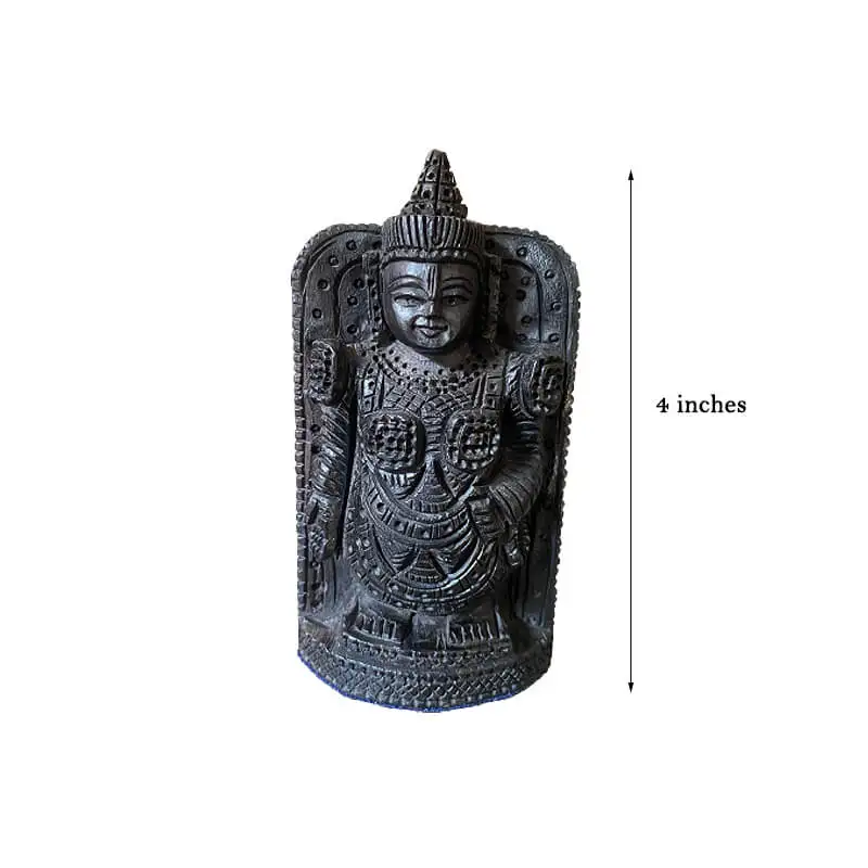 4 inches karungali wood lord Perumal - image 2