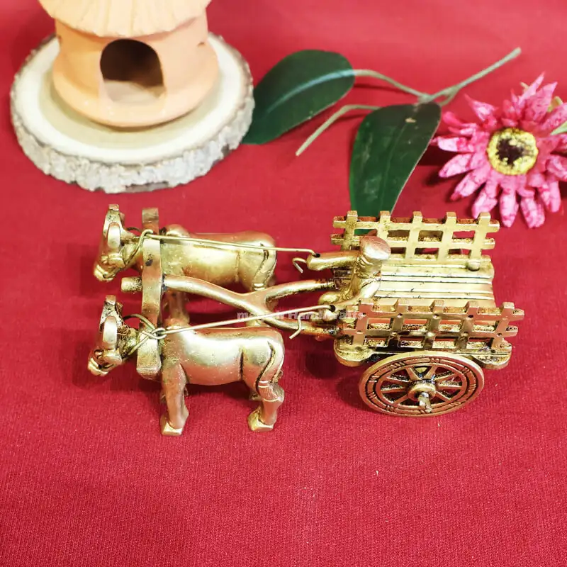 2.5 inches Brass Double Bullock cart SC - image 2