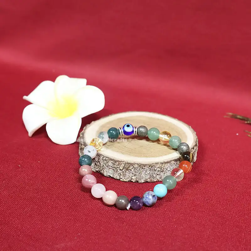 Natural Crystal Bracelet 5 In 1 | Combination Bracelet (8mm) - image 2