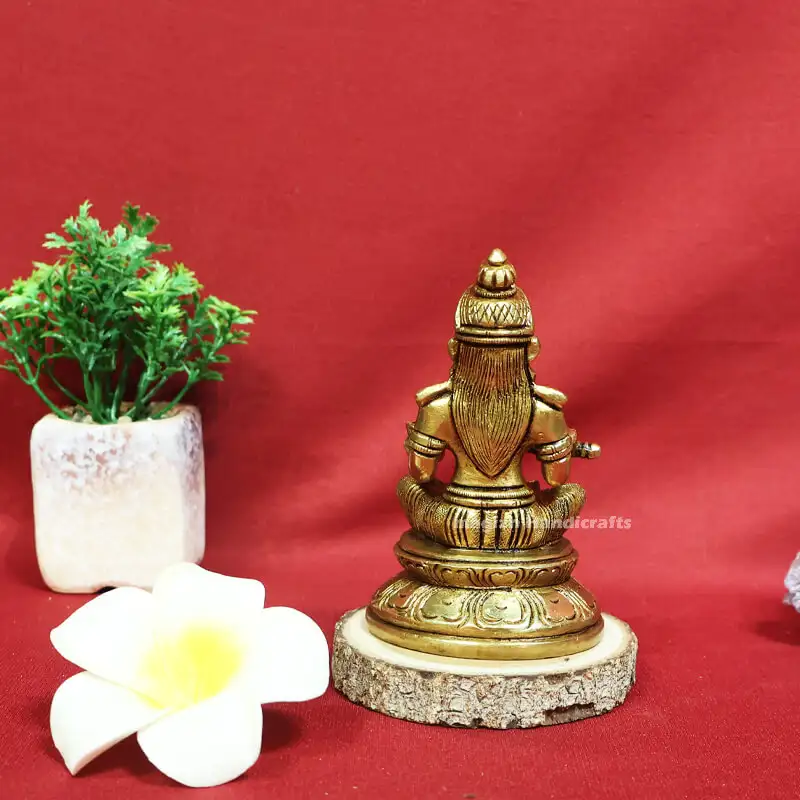 Brass Annapoorni One hand spoon 4 inches - image 1