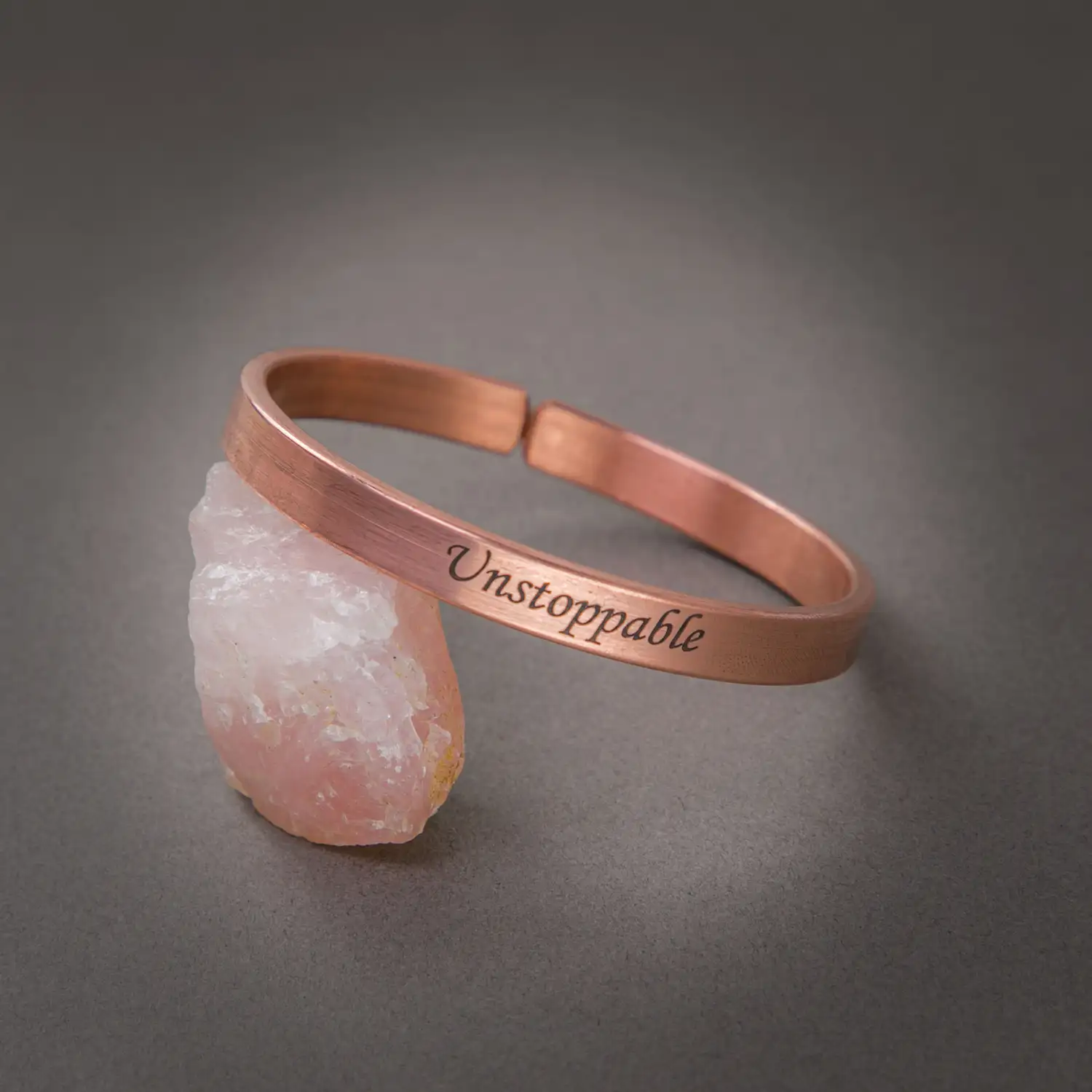 Unstoppable Pure Copper bracelet for men - 8 mm - image 1