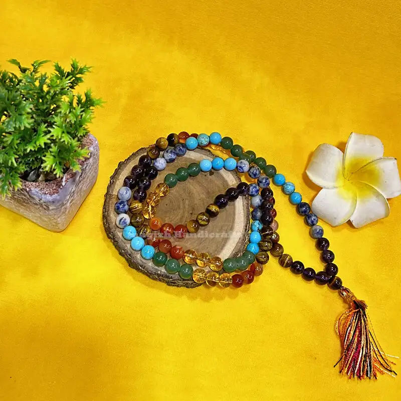 7 Chakra Crystal Mala (8 mm) - image 2