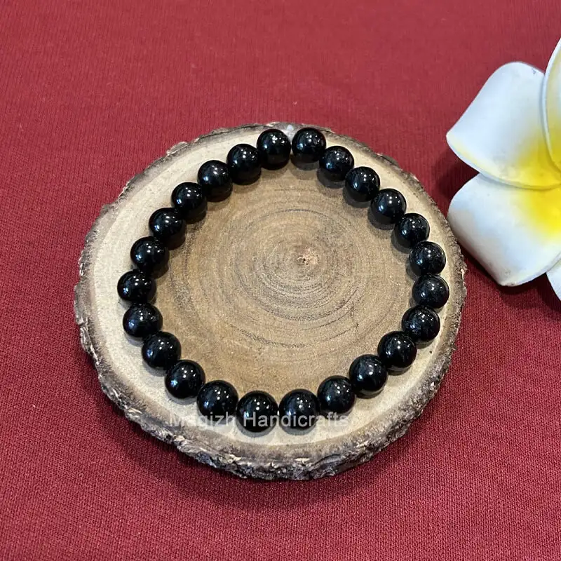 Black tourmaline Crystal Bracelet (8mm) - image 1