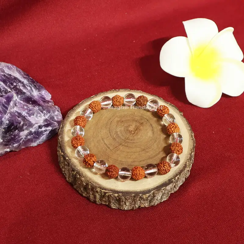 Spadigam with Rudhraksham Bracelet (8 mm) - image 2