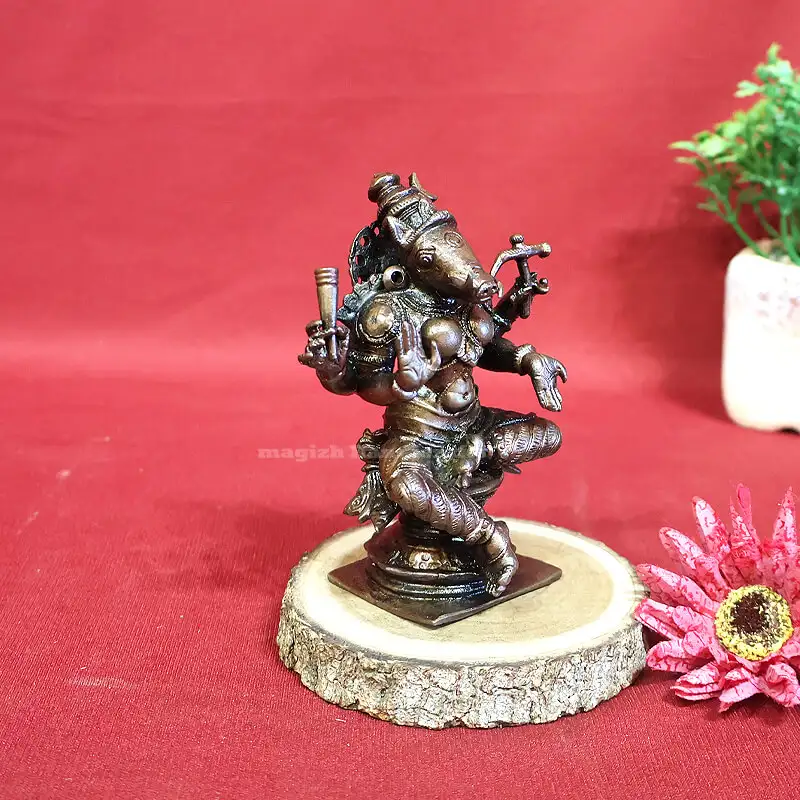 4 inches Copper 4 hands Varahi amman - image 2