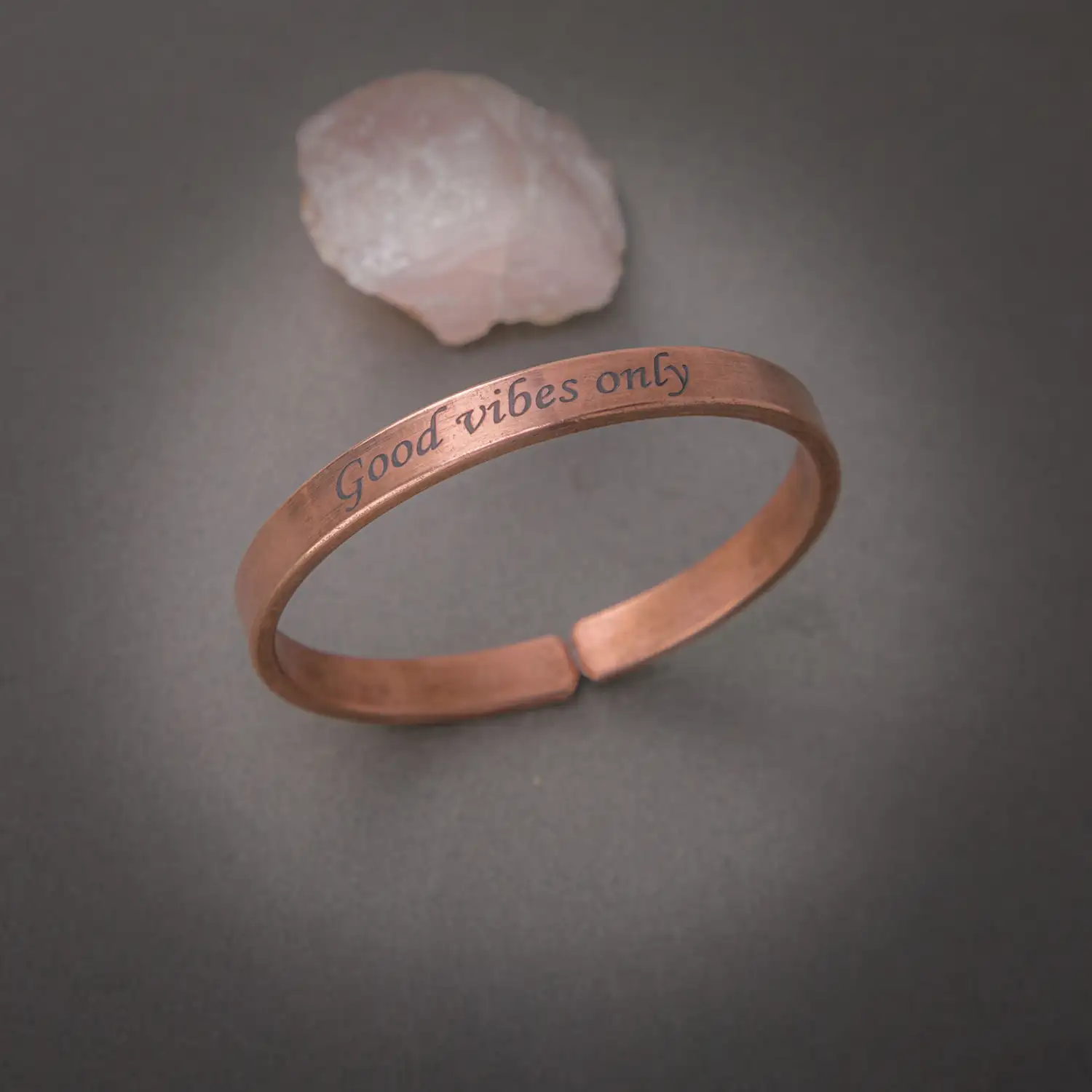 Good vibes only Pure Copper Bracelet - image 2