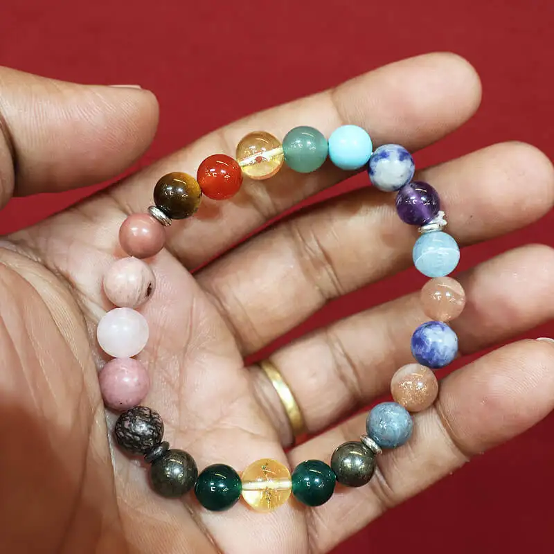 All in one crystal Bracelet - 8mm - image 1