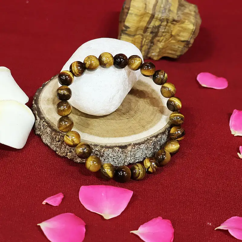 Tiger Eye Crystal Bracelet (8 mm) - image 1