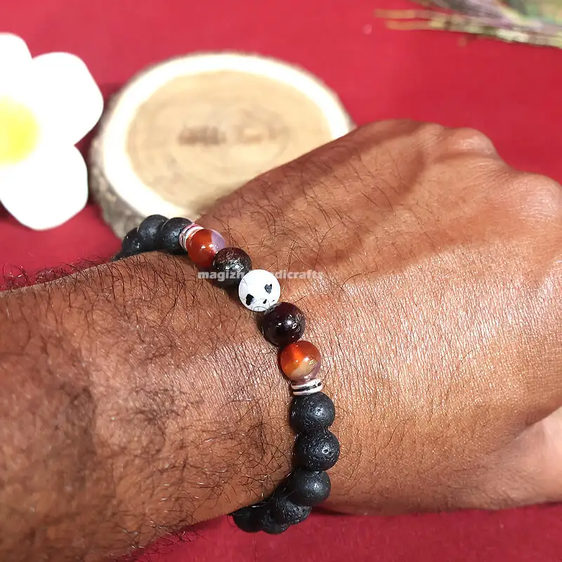 Weight Gain Lava Crystal Bracelet (8mm) - image 1