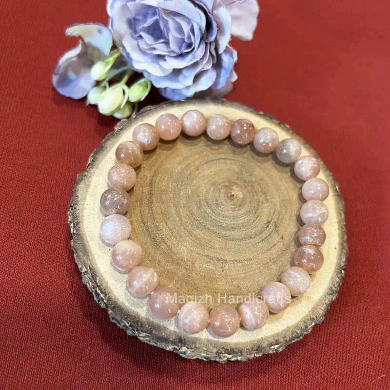 Sunstone Crystal Bracelet (8mm) - image 1