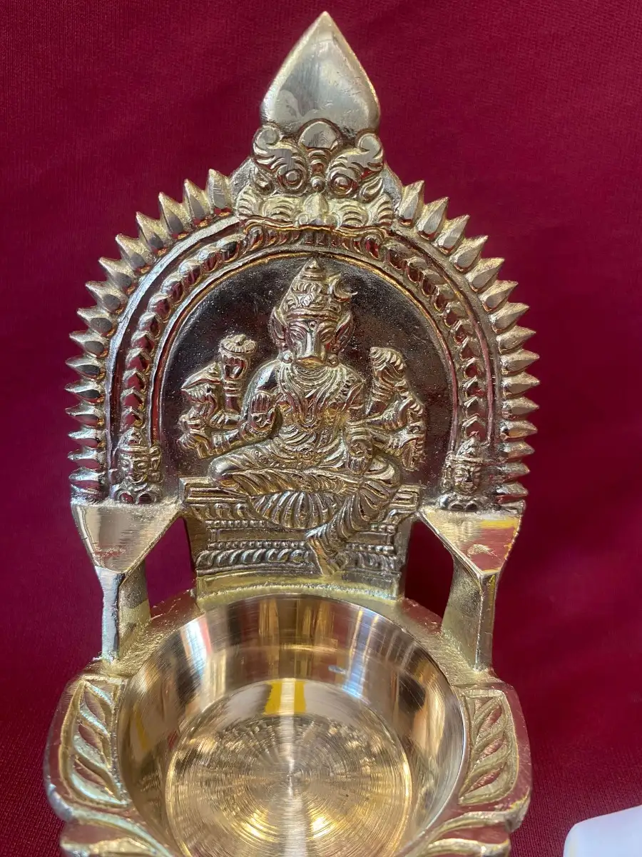 Brass Varahi amman vilakku - TK - image 2