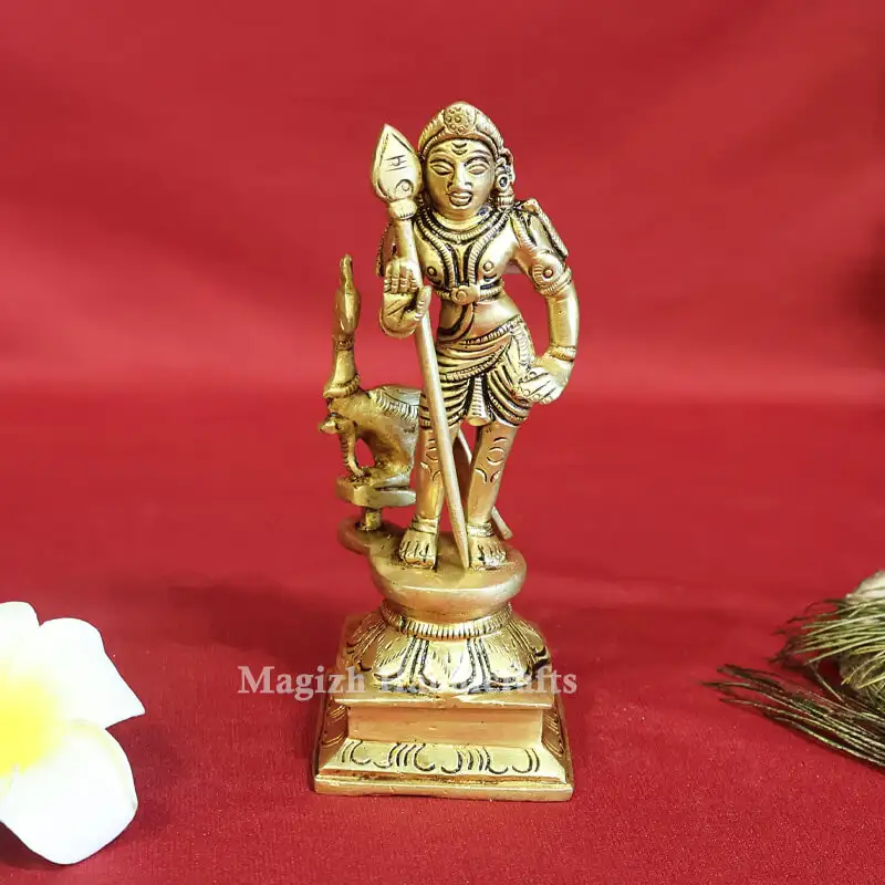 Brass Bala Murugan idol - image 1