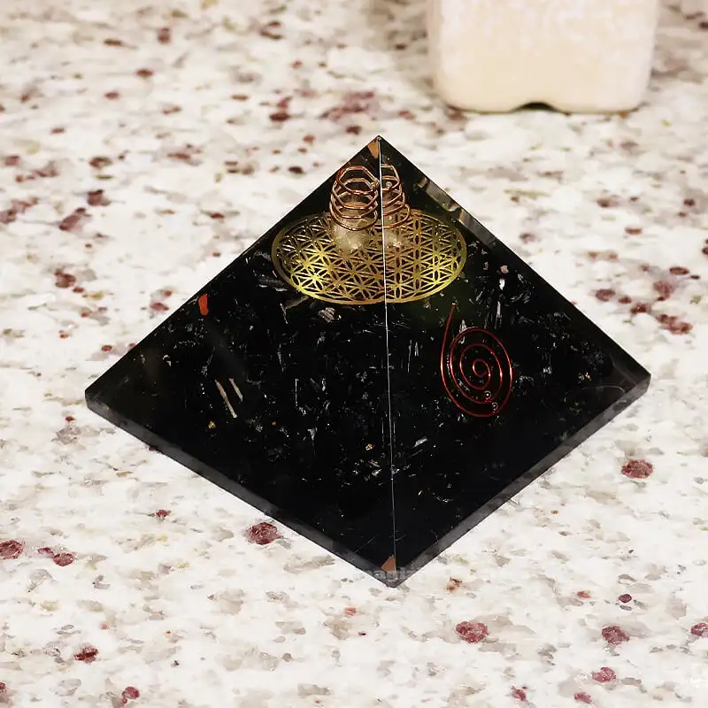 Black Tourmaline Crystal Pyramid - image 1