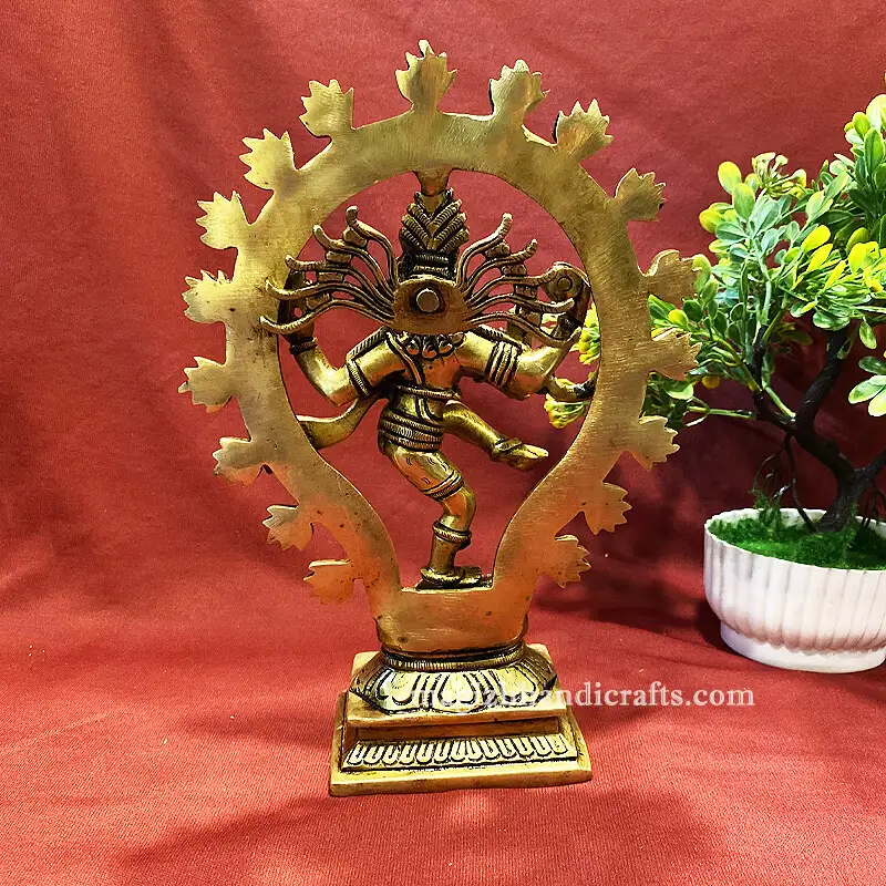 10 inches oval Natarajar idol - SC - image 1