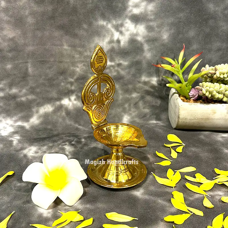 Brass New Om vel Murugan vilakku - image 2