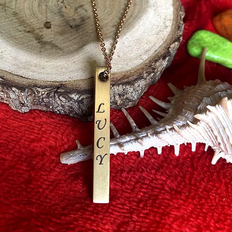 Personalized Stainless steel chain with name - image 2