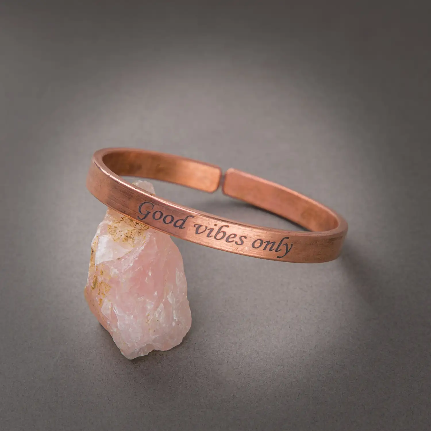 Good vibes only Pure Copper Bracelet - image 1