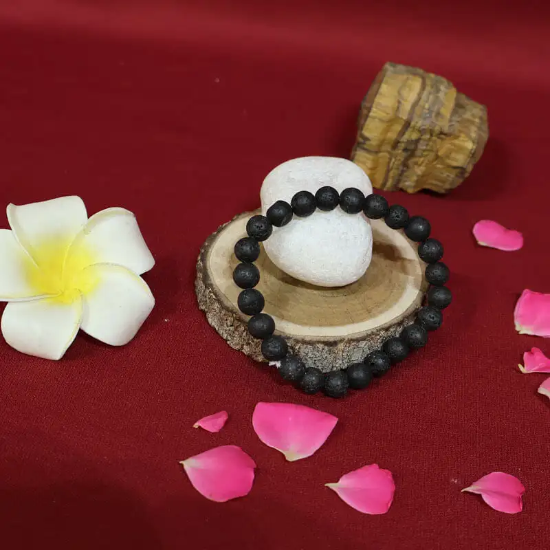 8mm Lava crystal stone Bracelet - image 2