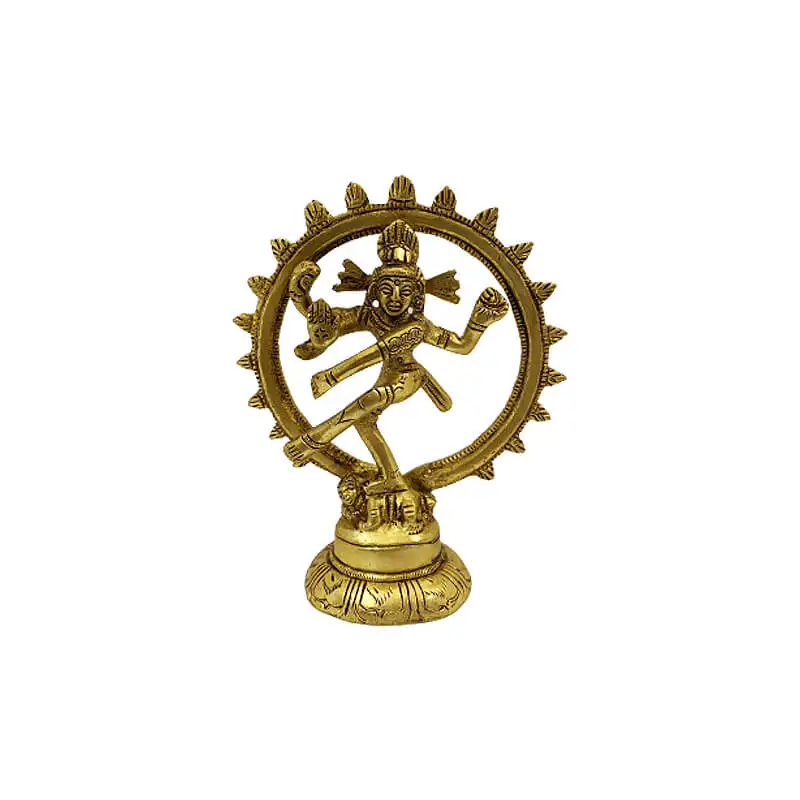 Brass 4 inches natraj idol - image 1