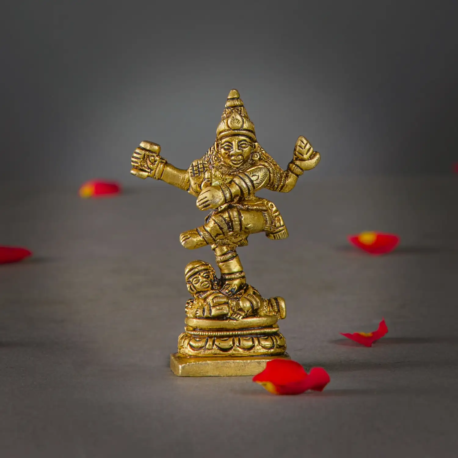 3 inches mini Brass Lord Shiva Natraja idol - image 1
